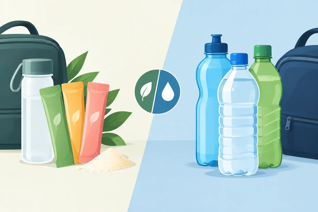 Carry On Wellness Packets vs Bottled Drinks