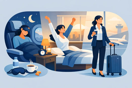 Red Eye Recovery Routine for Better Arrivals