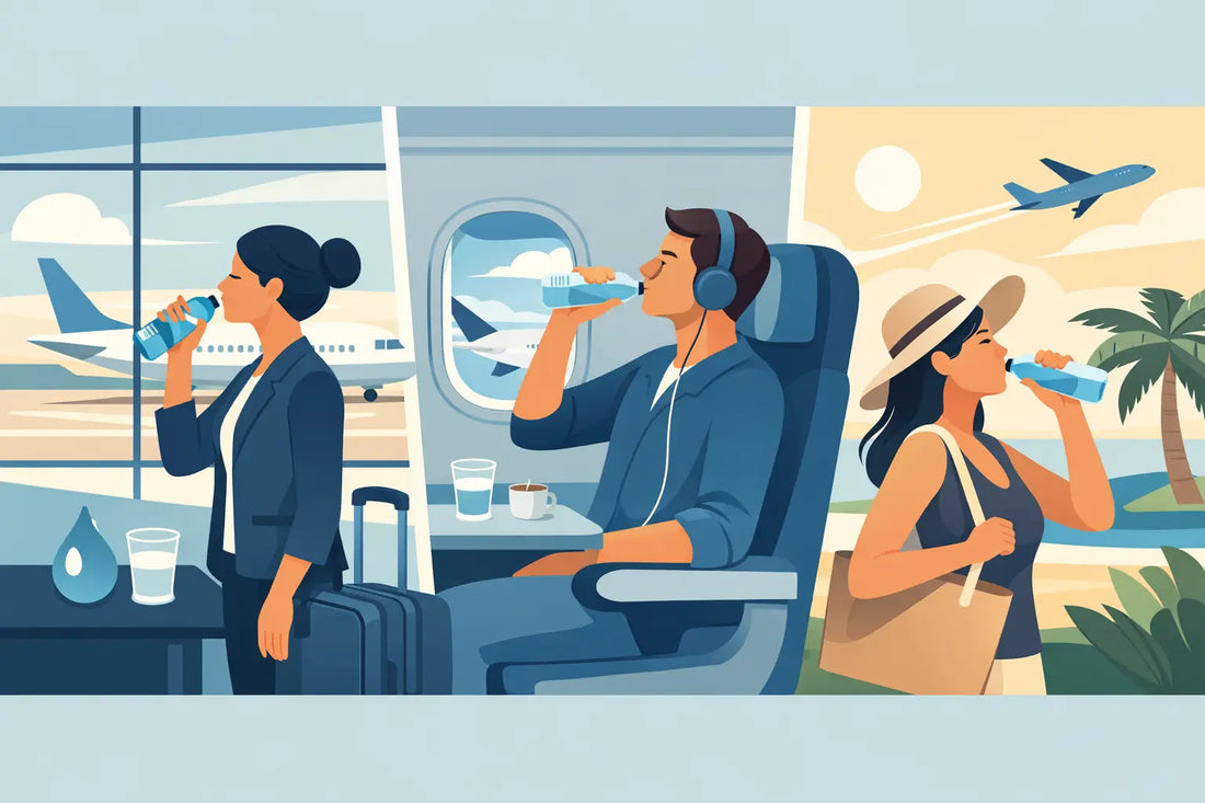 Guide to Hydration Before During After Flights